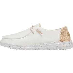 imageHey Dude Womens Wendy Chambray LaceUp LoaferWhite 2