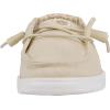 imageHey Dude Girls Wendy Stretch Canvas  Youths Shoes  Youth Slipon Loafers  Comfortable ampamp LightWeightOffwhite