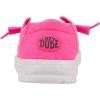imageHey Dude Girls Wendy Stretch Canvas  Youths Shoes  Youth Slipon Loafers  Comfortable ampamp LightWeightPink