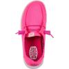 imageHey Dude Girls Wendy Stretch Canvas  Youths Shoes  Youth Slipon Loafers  Comfortable ampamp LightWeightPink