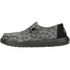 imageHey Dude Womens Wendy  Womens Shoes  Womens Lace Up Loafers  Comfortable ampamp LightWeightLeopard SparkleBlack