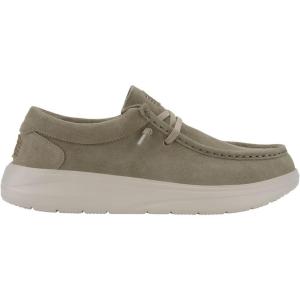 imageHey Dude Mens Wally Comf SlipOnSuede Stone GreySilver Birch