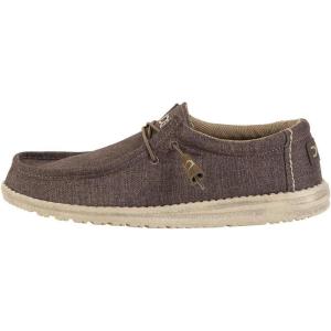 imageHey Dude Mens Wally LinenChocolate