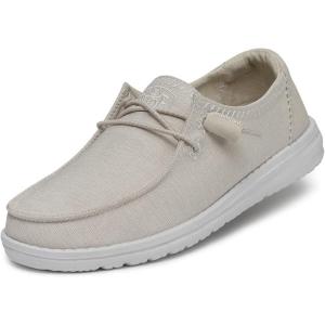 imageHey Dude Womens Wendy  Womens Shoes  Womens Lace Up Loafers  Comfortable ampamp LightWeightSnowcap