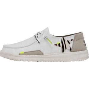 imageHey Dude Womens Wendy  Womens Shoes  Womens Lace Up Loafers  Comfortable ampamp LightWeightWhite