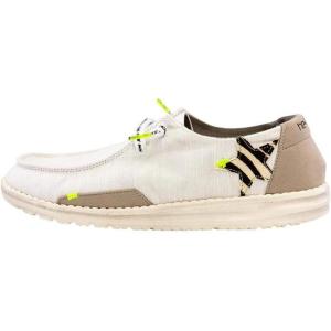 imageHey Dude Womens Wendy  Womens Shoes  Womens Lace Up Loafers  Comfortable ampamp LightWeightWhite Zebra Star
