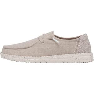 imageHey Dude Womens Wendy Woven  Womens Loafers  Womens Slip On Shoes  Comfortable ampamp Light WeightDusty Inca
