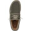 imageHey Dude Mens Wally Suede Multiple Colors  Mens Shoes  Mens Lace Up Loafers  Comfortable ampamp LightWeightArmy