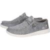 imageHey Dude Mens Wally Suede Multiple Colors  Mens Shoes  Mens Lace Up Loafers  Comfortable ampamp LightWeightFree Light Grey