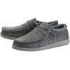 imageHey Dude Mens Wally Suede Multiple Colors  Mens Shoes  Mens Lace Up Loafers  Comfortable ampamp LightWeightGrey
