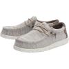 imageHey Dude Mens Wally Suede Multiple Colors  Mens Shoes  Mens Lace Up Loafers  Comfortable ampamp LightWeightLimestone