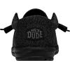 imageHey Dude Mens Wally Suede Multiple Colors  Mens Shoes  Mens Lace Up Loafers  Comfortable ampamp LightWeightTotal Black