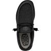 imageHey Dude Mens Wally Suede Multiple Colors  Mens Shoes  Mens Lace Up Loafers  Comfortable ampamp LightWeightTotal Black