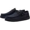 imageHey Dude Mens Wally Suede Multiple Colors  Mens Shoes  Mens Lace Up Loafers  Comfortable ampamp LightWeightWool Black Aztec