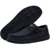 imageHey Dude Mens Wally Suede Multiple Colors  Mens Shoes  Mens Lace Up Loafers  Comfortable ampamp LightWeightWool Black Aztec