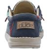 imageHey Dude Mens Wally Wash  Mens Shoes Lace Up Loafers Comfortable ampamp LightWeightBlue Space