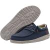 imageHey Dude Mens Wally Wash  Mens Shoes Lace Up Loafers Comfortable ampamp LightWeightBlue Space