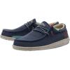 imageHey Dude Mens Wally Wash  Mens Shoes Lace Up Loafers Comfortable ampamp LightWeightBlue Space