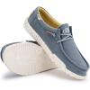 imageHey Dude Mens Wally Wash  Mens Shoes Lace Up Loafers Comfortable ampamp LightWeightBlue Stone Yellow