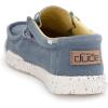 imageHey Dude Mens Wally Wash  Mens Shoes Lace Up Loafers Comfortable ampamp LightWeightBlue Stone Yellow