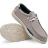 imageHey Dude Mens Wally Wash  Mens Shoes Lace Up Loafers Comfortable ampamp LightWeightSmoke Grey