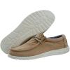 imageHey Dude Mens Wally Wash  Mens Shoes Lace Up Loafers Comfortable ampamp LightWeightTobacco