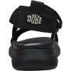 imageHey Dude Womens Collins Sandal Mono Sport  Womens Shoes  Women Slipon Sandals  Comfortable ampamp LightWeightBlackBlack
