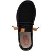 imageHey Dude Womens Wendy Washed Canvas  Womens Shoes  Womens Lace Up Loafers  Comfortable ampamp LightWeightBlack