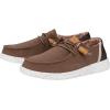 imageHey Dude Womens Wendy Washed Canvas  Womens Shoes  Womens Lace Up Loafers  Comfortable ampamp LightWeightBrown