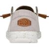 imageHey Dude Womens Wendy Washed Canvas  Womens Shoes  Womens Lace Up Loafers  Comfortable ampamp LightWeightCream