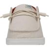 imageHey Dude Womens Wendy Washed Canvas  Womens Shoes  Womens Lace Up Loafers  Comfortable ampamp LightWeightDahlia Orange
