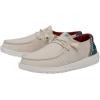 imageHey Dude Womens Wendy Washed Canvas  Womens Shoes  Womens Lace Up Loafers  Comfortable ampamp LightWeightDahlia Orange