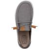 imageHey Dude Womens Wendy Washed Canvas  Womens Shoes  Womens Lace Up Loafers  Comfortable ampamp LightWeightGrey