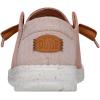 imageHey Dude Womens Wendy Washed Canvas  Womens Shoes  Womens Lace Up Loafers  Comfortable ampamp LightWeightRose Cloud