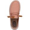 imageHey Dude Womens Wendy Washed Canvas  Womens Shoes  Womens Lace Up Loafers  Comfortable ampamp LightWeightRose Cloud