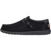 imageHey Dude Mens Wally Corduroy Multiple Colors ampamp Sizes  Mens Shoes  Mens Lace Up Loafers  Comfortable ampamp LightWeightCorduroy Jet Black