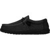 imageHey Dude Mens Wally Suede Multiple Colors  Mens Shoes  Mens Lace Up Loafers  Comfortable ampamp LightWeightTotal Black