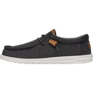 imageHey Dude Mens Wally Corduroy Multiple Colors ampamp Sizes  Mens Shoes  Mens Lace Up Loafers  Comfortable ampamp LightWeightCharcoal