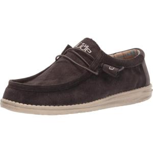 imageHey Dude Mens Wally Corduroy Multiple Colors ampamp Sizes  Mens Shoes  Mens Lace Up Loafers  Comfortable ampamp LightWeightCorduroy Brown