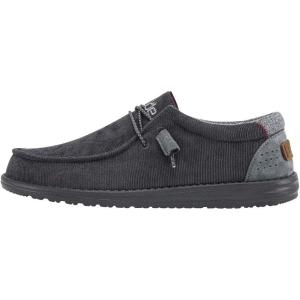 imageHey Dude Mens Wally Corduroy Multiple Colors ampamp Sizes  Mens Shoes  Mens Lace Up Loafers  Comfortable ampamp LightWeightCorduroy Shadow Grey