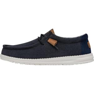 imageHey Dude Mens Wally Corduroy Multiple Colors ampamp Sizes  Mens Shoes  Mens Lace Up Loafers  Comfortable ampamp LightWeightNavy