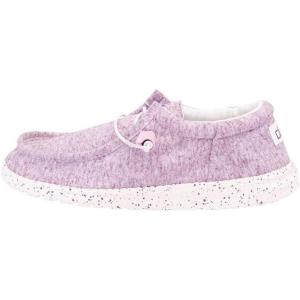 imageHey Dude Mens Wally Suede Multiple Colors  Mens Shoes  Mens Lace Up Loafers  Comfortable ampamp LightWeightMagenta