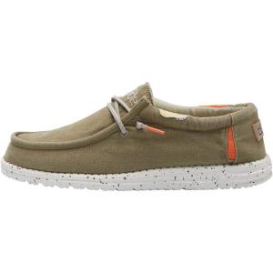 imageHey Dude Mens Wally Wash  Mens Shoes Lace Up Loafers Comfortable ampamp LightWeightKalamata