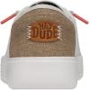 imageHey Dude Cody LTT Craft Linen White Size 5  Womens Shoes  Womens Casual Sneakers  Comfortable ampamp LightWeight