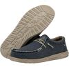 imageHey Dude Mens Wally Stitch  Mens Loafers  Mens Slip On Shoes  Comfortable ampamp LightWeightBlue Night