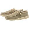 imageHey Dude Mens Wally Stitch  Mens Loafers  Mens Slip On Shoes  Comfortable ampamp LightWeightBraide Sage