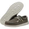 imageHey Dude Mens Wally Stitch  Mens Loafers  Mens Slip On Shoes  Comfortable ampamp LightWeightFossil