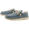imageHey Dude Mens Wally Stitch  Mens Loafers  Mens Slip On Shoes  Comfortable ampamp LightWeightNavy