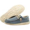 imageHey Dude Mens Wally Stitch  Mens Loafers  Mens Slip On Shoes  Comfortable ampamp LightWeightNavy
