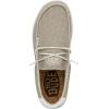 imageHey Dude Mens Wally Stitch  Mens Loafers  Mens Slip On Shoes  Comfortable ampamp LightWeightOffwhite